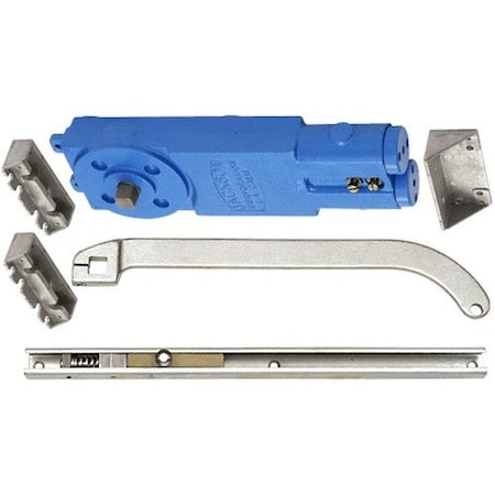 Jackson Aluminum Adjustable Spring Power Multi Size 105DegNo Hold Open Overhead Concealed Closer W/ 'U' Off 21201U62817